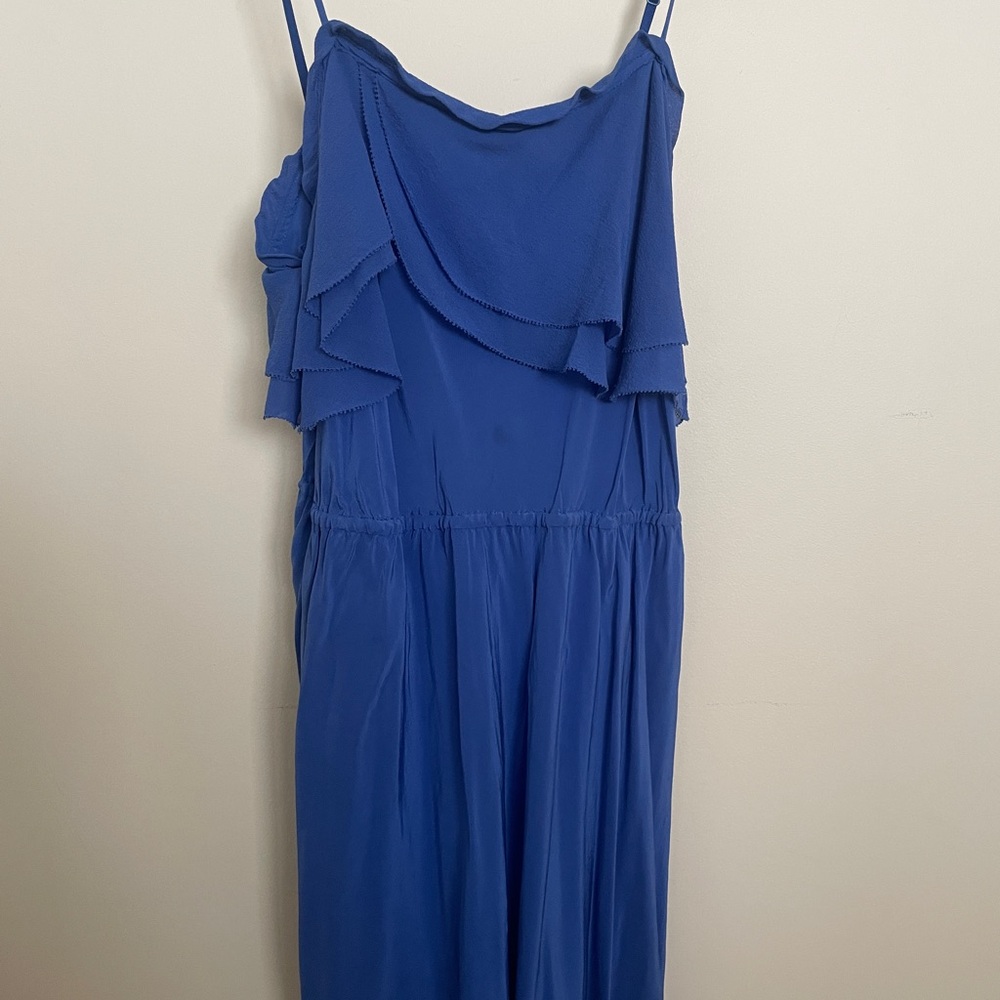 Wilfred Asymmetrical Blue Dress